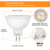 Mlambert 12 Pack MR16 LED Bulbs 50W Halogen Equivalent,2700K Warm