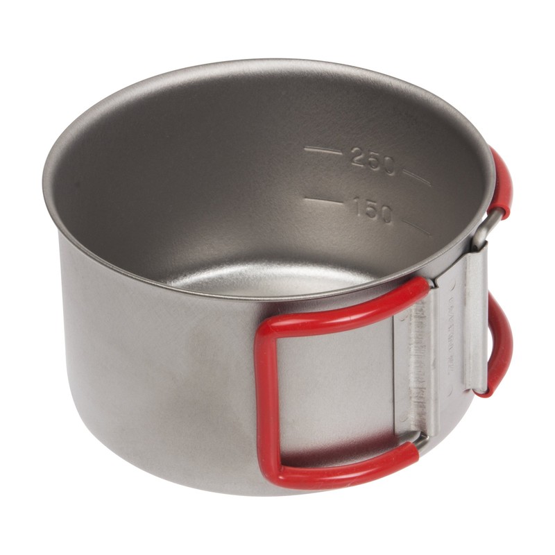 Ebanyu (EVERNEW) titanium cup 400FD RED EBY265R