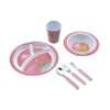 Set de Vajilla De Melamina Con Cubiertos, 6 piezas, "El