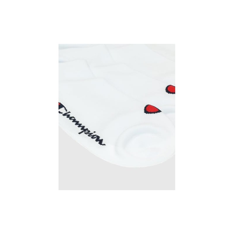 Champion Core Socks 6PP Short Crew, White, 39-42 EU (6-8