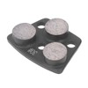 3Pcs Diamond Grinding Shoes Trapezoid Concrete Floor Cutting 3 Cylinder
