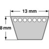 Strong Belt V-Belt Classic 13 x 8 mm Profile A