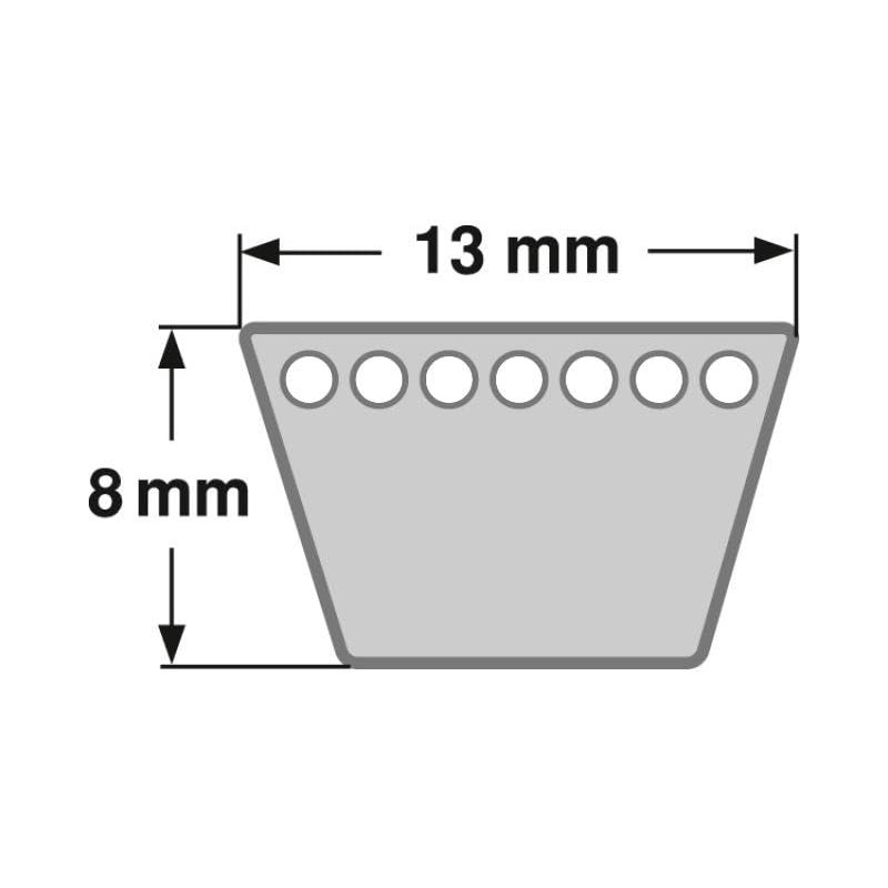 Strong Belt V-Belt Classic 13 x 8 mm Profile A