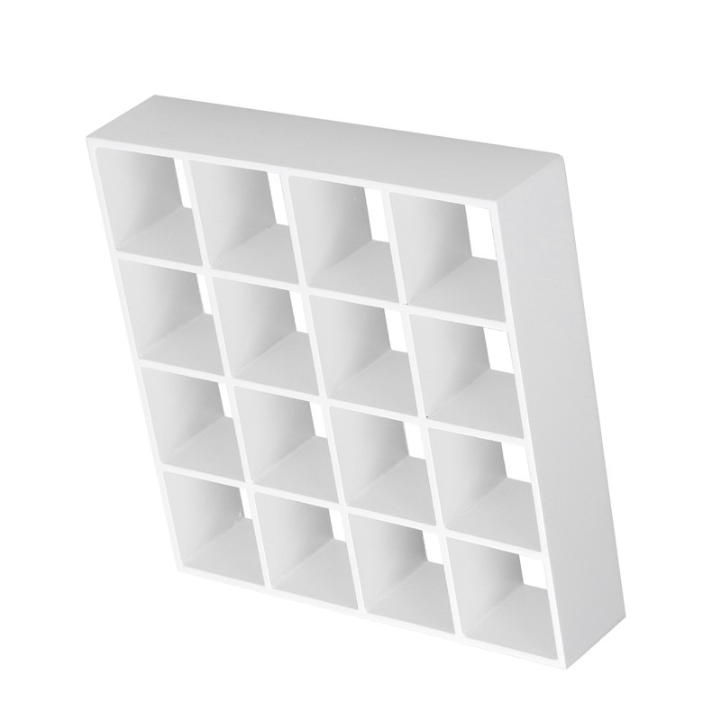 1:12 Dollhouse 16 Grid Display Shelf Miniature Wooden Storage Rack