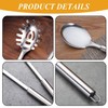 1 Noodle Spoon and 1 Rice Spoon, Stainless Steel Kitchenware,