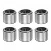 sourcing map 6pcs HK0810 Needle Roller Bearings 8mm Bore 12mm