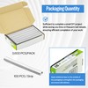 meite 16 Gauge 1/2" Hog Rings, Galvanized Hog Ring Staples