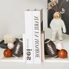 Resin Bookend Football Basketball Book Stopper Heavy Duty Bookend Modern