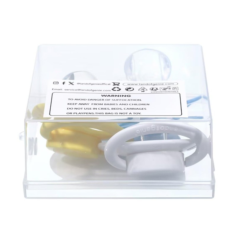 Landofgenie Adult Size Large Shield Pacifiers Butterfly Shaped Cutie Pacifier