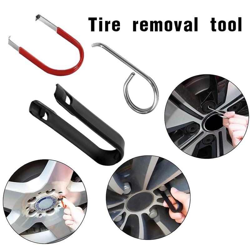 GGUFAY 9 Piece Set: Wheel Bolt Cap and Nut Cap