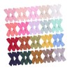 Baluue 40pcs Hair Bow Clips for Girls Stylish Grosgrain Ribbon Barrettes for Family Gatherings Daily Use Unique Hairstyles and Designs