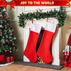 2 Packs 96.5 cm Jumbo Felt Christmas Stockings Party Decoration,Giant