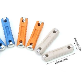 Akozon Car Fuse Kit, 50pcs 5A 8A 16A 25A Car Fuse Set European Automotive Fuse Set for Some European Classic Cars