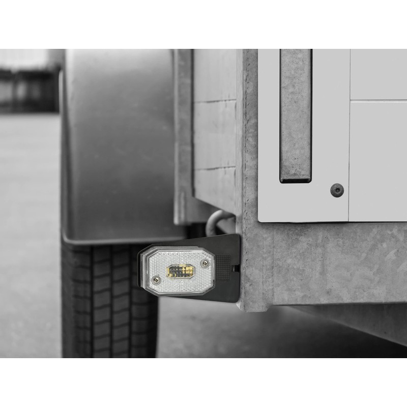LAS 10122 Marker Light with White Rear Reflector and Holder