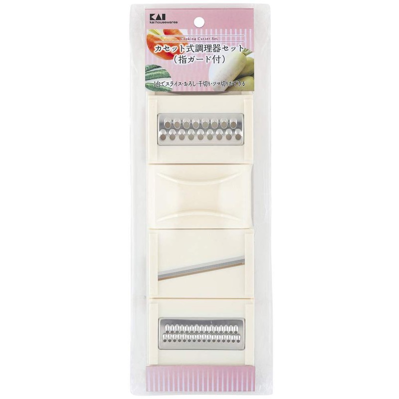 貝印 KAI カセット 式 調理器セット ( スライス・ 千切り ・ツマ 切り
