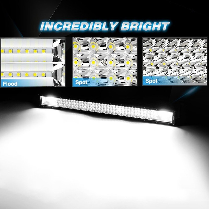 Willpower 52 inch 675W Curved Triple Row 7D LED Work