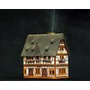 Ceramic Miniature Aroma House Incense Burner Germany Town Hall in
