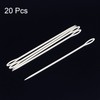 sourcing map Pack of 20 Plastic Sewing Needles, 15 cm