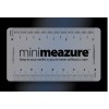 DECIMAL INCH MiniMeazure Small Ruler - fits in wallet