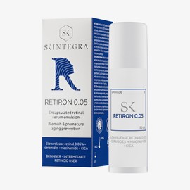 Skintegra Retiron 0.05 - Anti-Ageing Serum with 0.05% Retinal, Niacinamide & CICA, Smoothing & Regenerating, for Radiant Skin & Even Complexion, 30 ml