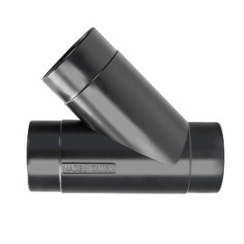 POWERTEC 2-1/2 Inch Y Fitting for 4 Inch Dust Collection Hose, 2 1/2 Inch Dust Collection Hose Connector Fittings for Dust Collection System (70179V)