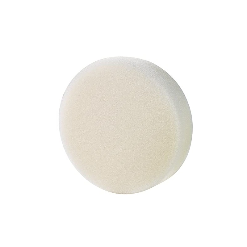 Draper 07579 Medium-Light Polishing Pad, 125mm, White