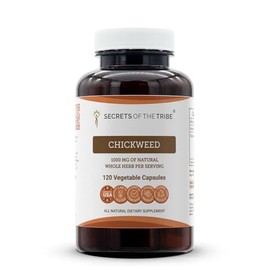 Secrets of the Tribe Secrets of the Tribe Chickweed 120 Capsules, 1000 mg, Chickweed (Stellaria Media) Dried Herb (120 Capsules)