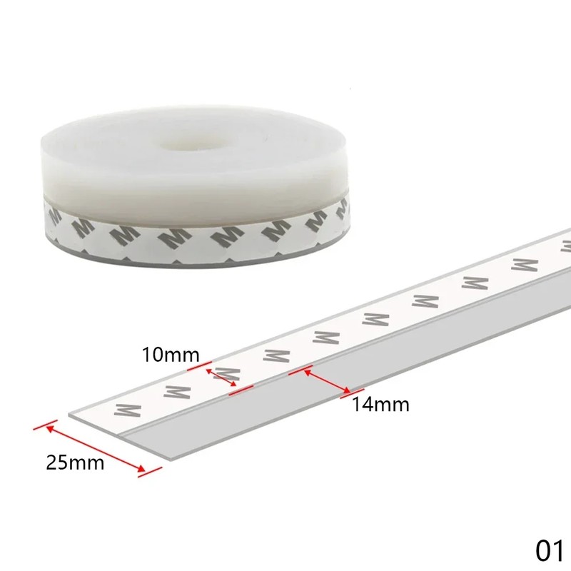 Self-Adhesive Door & Window Sealing Strip for Home – 25mm