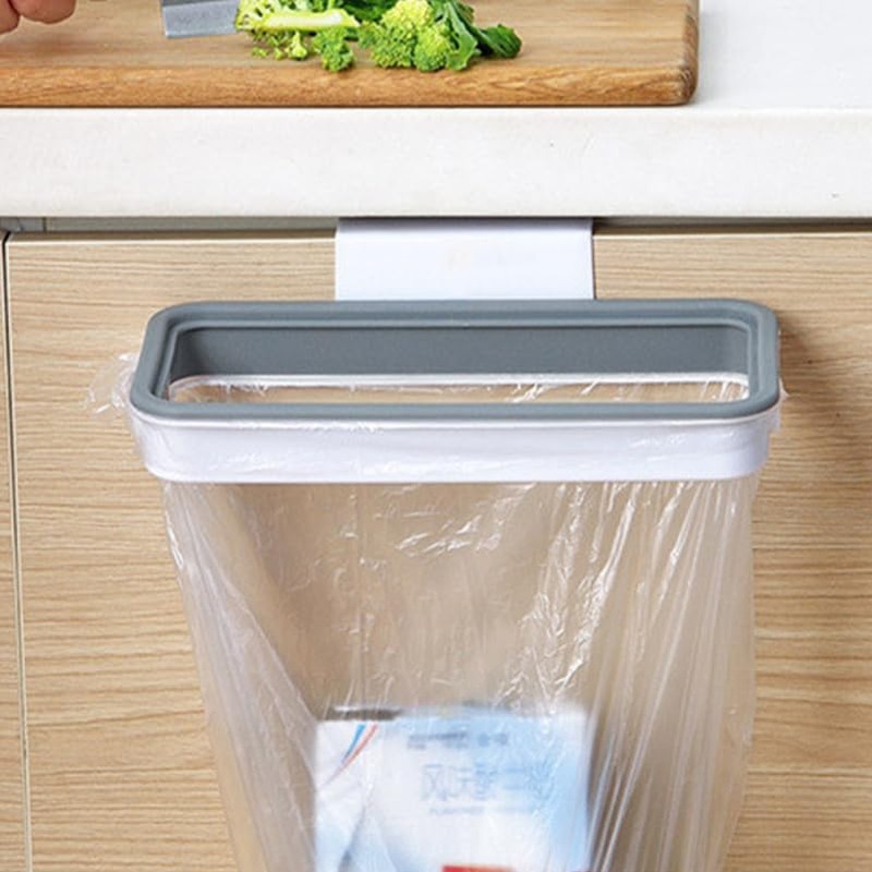 UPKOCH Door Back Garbage Bag Holder, Hanging Trash Bag Rack,