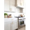 Asimerdeco 10 Pack Brushed Gold Cabinet Pulls 3 Inch(76mm) Kitchen