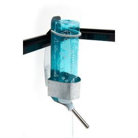 Lixit Wire and Aquarium Cage Water Bottle Chew Guard for Guinea Pigs, Rats, Rabbits, Ferrets Hamsters and Other Small Animals. (8oz with Bottle)