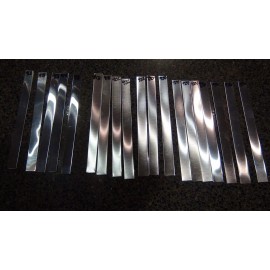 Russesse Pure 999 fine silver sheet metal strip 1/4 x 6 inch  gauge  20 22 24 26 28 gauge - 20 Gauge