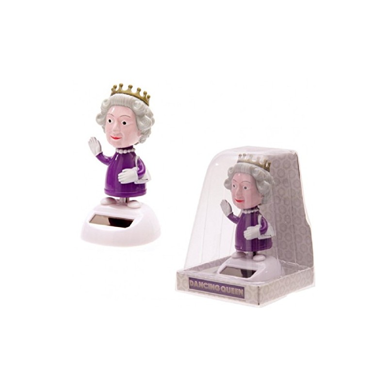 Solar Nodding Bobblehead Queen of England, Queen