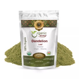 Organic Way Dandelion Leaf Powder - Herbal Tea| Organic, Kosher & USDA Certified - 1 LBS
