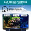 hygger 24/7 Mode Submersible Aquarium LED Light, Full Spectrum Hidden