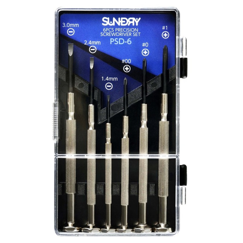 Sundry PSD-6 Precision Screwdriver Set, Set of 6