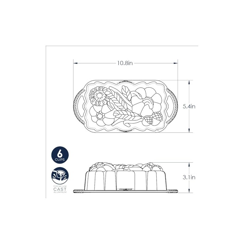 Nordic Ware Sunflower and Pumpkin Loaf