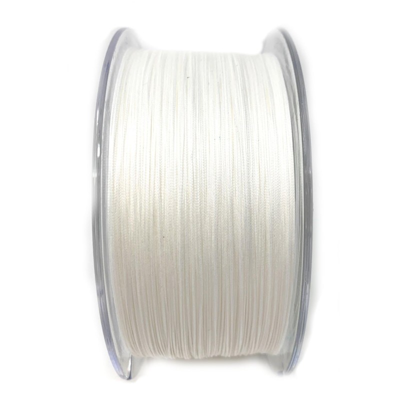 Reaction Tackle Hollow Core, 16 Strand Braided Fishing Line White