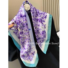 Onllh Silky Scarf for Women Lightweight Satin Bandanas Neck Hair Wrap For Sleeping Head Scarves 27.5" A13