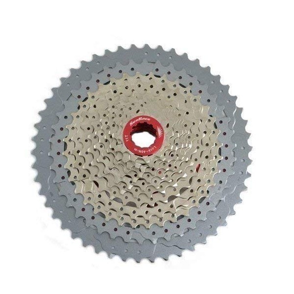 SunRace CSMZ90 11-50T 12 Speed Wide Ratio Cassette, Silver, ST1483