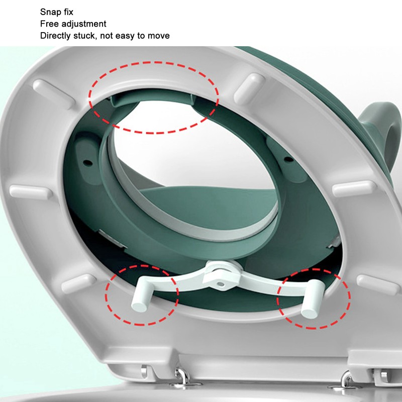 Children PVC Cushion Toilet Training Seat Baby Ergonomic Potty Training