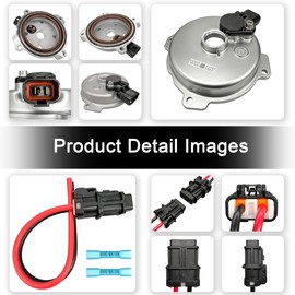 MecXora Camshaft Position Sensor Variable Timing Solenoid & Wiring Harness Kit Compatible with Hyundai Sonata Santa Fe Tucson Veloster Kia Optima Sorento Genesis G70 Replaces#24360-2GGA0 243602GGD0