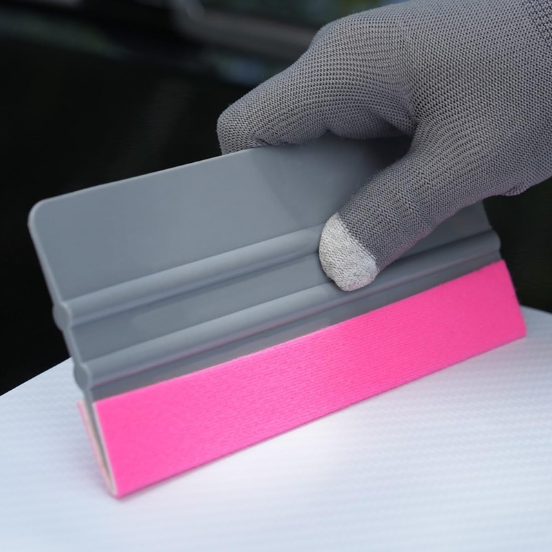 2-Pack Felt Edge Squeegee Tool for Vinyl Wrap, Window Tint,