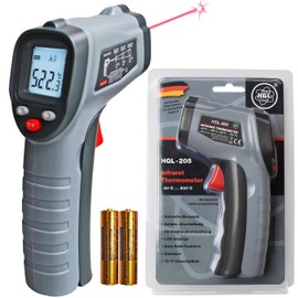 HGL -205 Infrared Thermometer -50°C to 600°C Temperature Meter with Laser for Fast and Precise Measurement of Surface Temperature
