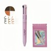 Lápiz De Maquillaje 4 En 1 Herramienta, Lápiz De Cejas