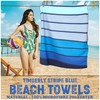 VELVETIO Beach Towel 100 x 180 cm, Extra Large 100%