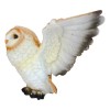 Realistic Woodlands Wildlife Common Barn Owl Bird Spreading Its Wings