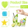 RosyFate Reusable Ice Cubes, Pack of 25, Plastic Heart, Plastic