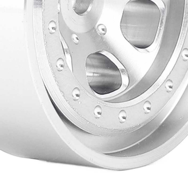 4pcs 1.3 Inches Wheels Rim Aluminum Alloy 6 Holes Wheel