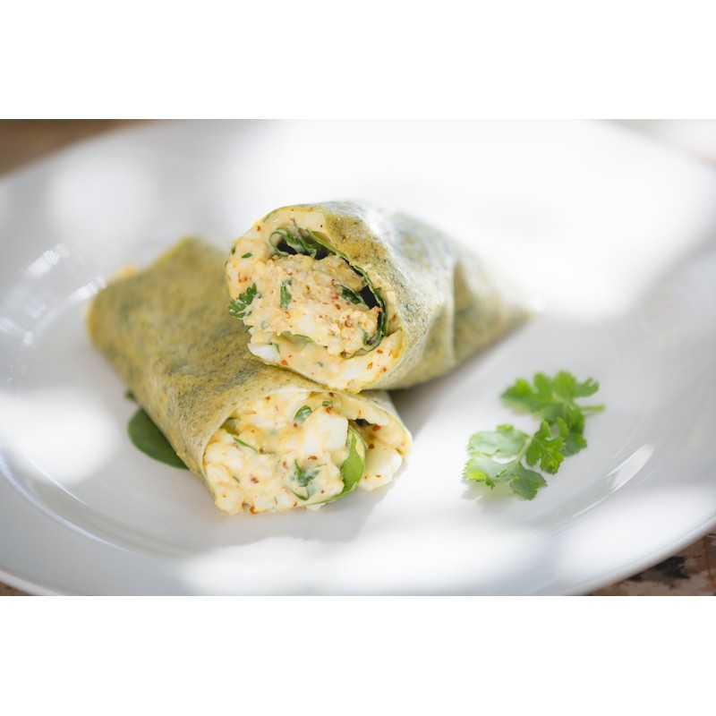 NUCO Certified ORGANIC Paleo Gluten Free Vegan "Turmeric" Coconut Wraps,